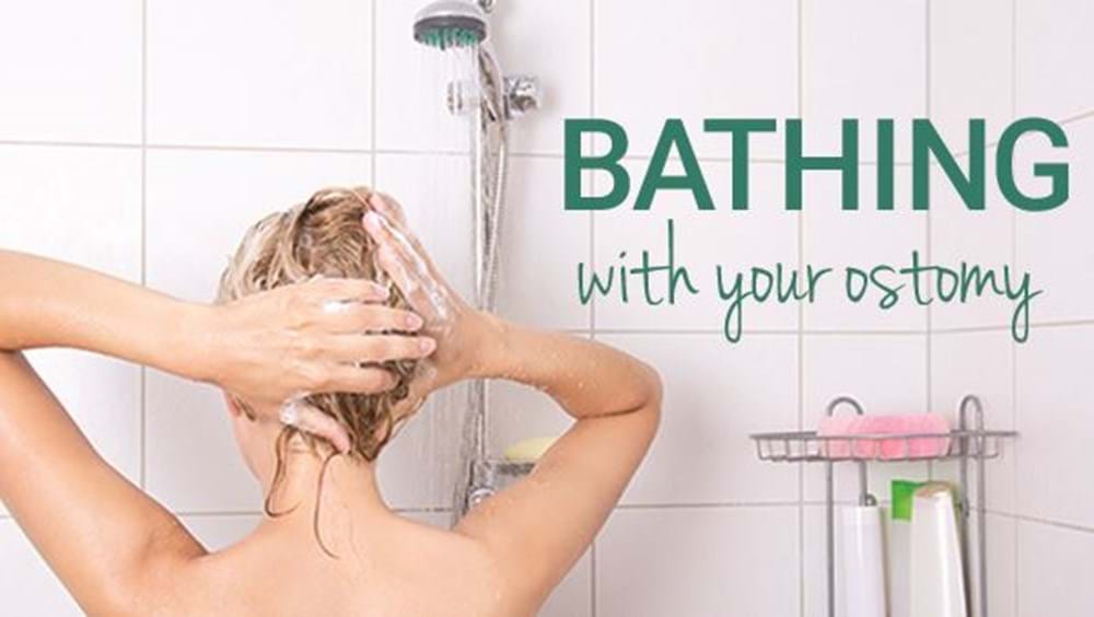 Learn how to bathe and shower with an ostomy